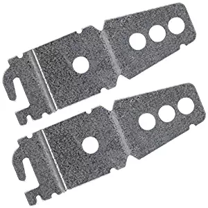 2-Pack Undercounter Dishwasher Bracket Replacement - Whirlpool -Compatible - Compare to 8269145 / WP8269145 - Replacement Dishwasher Upper Mounting Bracket