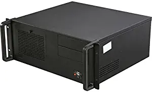 Rosewill RSV-R4100-4U Rackmount Server Case/Chassis - 8 Internal Bays, 2 Included Cooling Fans