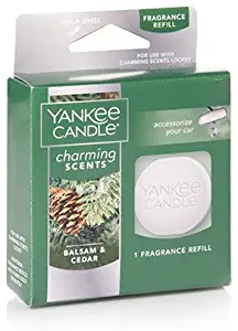 Yankee Candle Balsam & Cedar Charming Scents Fragrance Refill, Festive Scent