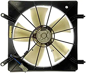 APDTY 731343 Radiator Cooling Fan Blade Shroud Motor Assembly Fits (Driver Side Left) 2003-2011 Honda Element Or 2002-2006 Honda CR-V (Replaces 19015-PNB-003, 19015-PZD-A01, 19020-PNA-003, 19020)