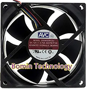 Bomin Technology for AVC DS08025R12U 12V 0.7A 4-Wire 8CM Cooling Fan