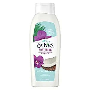 St. Ives Soft and Silky Body Wash, Coconut and Orchid 24 Oz (Pack of 3)