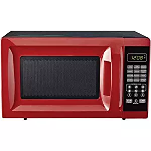 Mainstays 700W Output Microwave Oven, Red