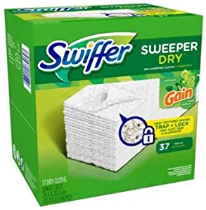 Swiffer 83060 Dry Sweeping Refills With Gain Fresh Scent 37 Count