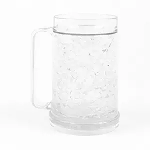 Freezer Mug - Double Wall -16oz. Capacity - Clear
