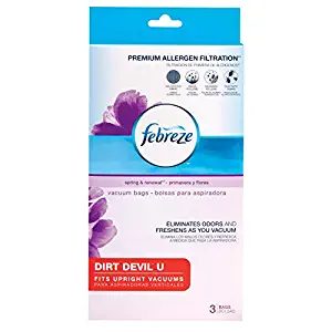 Febreeze Dirt Devil U Vacuum Bags, 3 Count