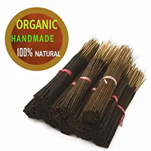 Yajna Frankincense And Myrrh 100% Natural Incense Sticks Handmade Hand Dipped The Best Woods Scent (500 Pack-100 X 5)