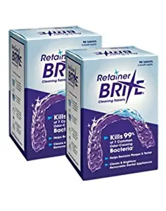 Retainer Brite -6 Months Supply- 2 Boxes Pack -192 Tablets