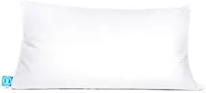 One Fresh Pillow King Size Luxury Pillow, Patent-Pending Dual-Sided Design, for Back and Side Sleepers, Synthetic Fill (20" X 36")