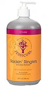 Jessicurl Rocking Ringlets Styling Lotion, No Fragrance Added, 32 Fluid Ounce
