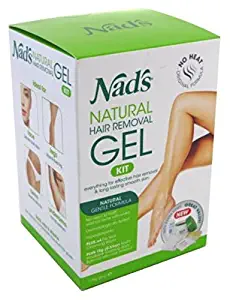 Nads Hair Removal Gel Kit 6 Ounce Gel (177ml) (6 Pack)