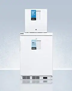 Accucold FF7L-FS24LSTACKPRO 6.9 cu. ft. Combination Stacked Refrigerator & FS24LPRO Freezer