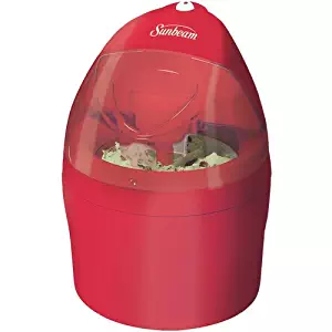 Sunbeam GC8101-RED 1-Quart Gel Canister Ice Cream Maker, Red