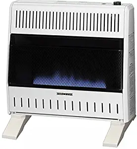 Pro Com Dual Fuel Blue Flame Ventless Wall Heater – 30,000 BTU
