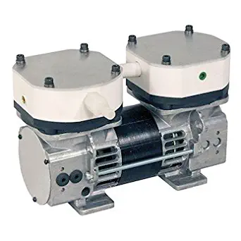 Gardner Denver 2522B-01 Standard Duty Dry Vacuum Diaphragm Pump, 43 L/min (1.6 CFM), 24 VDC