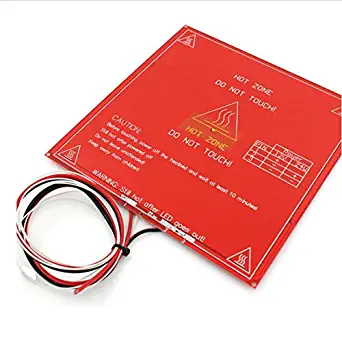 MK2B Heated Bed with Soldered NTC 3950 Thermistor – 3D Printer PCB Heatbed for MakerBot RepRap UP Mendel I3 Printer