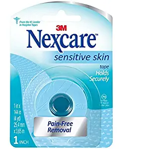 Nexcare Sensitive Skin Low Trauma Tape 1 in x 144 in 1 ea (Pack of 3)