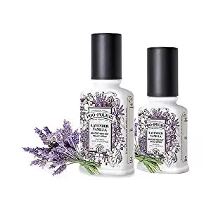 Poo-Pourri Preventive Bathroom Odor Spray 2-Piece Set, Includes 2 4-Ounce Bottle, Lavender Vanilla, Clear