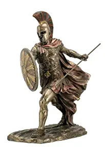 wu Sale - Achilles Unleashed with Spear & Shield Statue Sculpture Figurine Troy