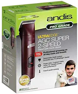 Andis UltraEdge AGC Super 2Speed Pet Clipper Maroon