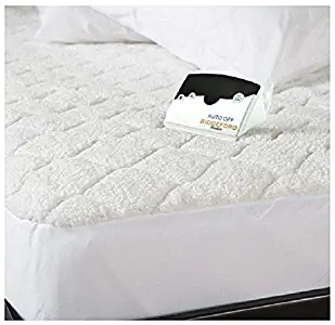 Biddeford 5302-9051128-100M Quilted Sherpa Electric Heated Mattress Pad Queen