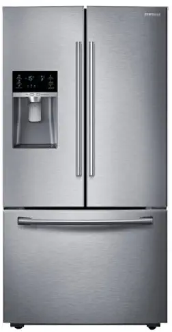 Samsung RF28HDEDBSR Energy Star 27.8 Cu. Ft. French Door Refrigerator with ShowCase Fridge Door and Freezer Drawer, Stainless Steel