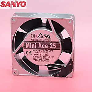 For Sanyo 109S091 AC 100V 8/7W 0.1/0.09A 9025 90mm aluminum frame AC cooling fan