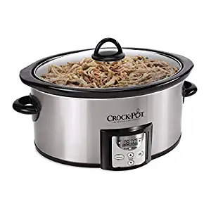 Built In Timer 4 qt. Count Down Slow Cooker High Or Low Temperature Setting