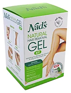 Nads Hair Removal Gel Kit 6 Ounce Gel (177ml) (Pack of 3)