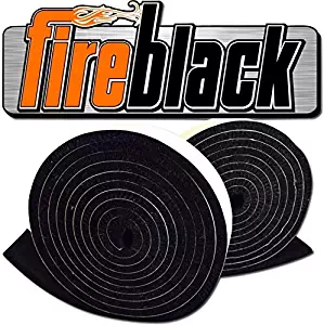 FireBlack 125 Black Nomex Self Stick Replacement Big Green Egg Gasket High Temp w/LavaLock (tm) LG XL