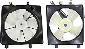 Cooling Fan Assembly Set of 2 for 2001-2004 Honda Civic DX Coupe