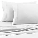 COOLEX Wicking Sheets Ultra-Soft Bed Sheet Set - Moisture Wicking, Cool, Wrinkle Free and Fade Resistant (Queen, Ecru)