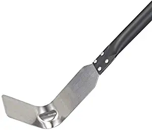 SHANGPEIXUAN Pizza Oven Cleaning Oven Rake Stainless Steel Ash Scraper