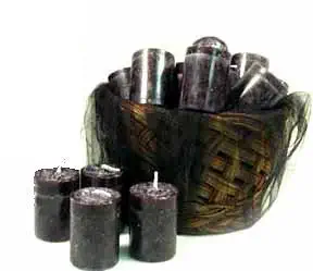 Ritual Magick Witches Brew Single Votive Candle - Pure - Rare Resin, Herb and Essential Oils
