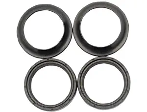 New Pivot Works Fork Seal Kit PWFSK-Z046 For Kawasaki ZX 9R Ninja (ZX 900A) 1984-1986, ZN 1100 B LTD Shaft 1984-1985, Ninja 750 R (ZX 750F) 1987-1990, Ninja 600 R (ZX 600C) 1988-1997