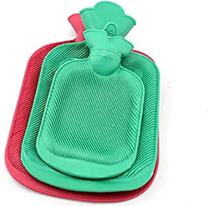Magik Rubber Hot Water Bottle Bag Warm Relaxing Heat/Cold Therapy 670 ML ~ 1800 ML (670 ML)