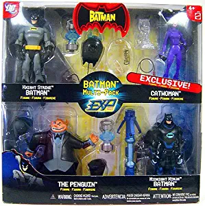The Batman EXP Extreme Power Multi Pack Exclusive Knight Strike Batman, Catwoman, The Penguin Midnight Ninja Batman