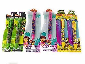 Back to School Toddler Pre-school Elementary School Classroom Teacher Supplies Supply Kit Nickelodeon TMNT Teenage Mutant Ninja Turtle Dora Sponge Bob 6 Color Piece Set