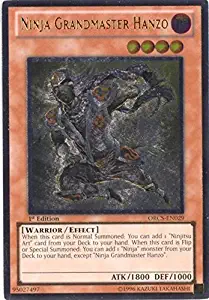 Yu-Gi-Oh! - Ninja Grandmaster Hanzo (ORCS-EN029) - Order of Chaos - Unlimited Edition - Ultimate Rare