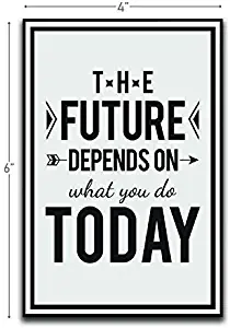 The Future Belongs To Malcolm X Quote Motivational Inspirational Funny Magnet - Refrigerator Toolbox Locker Car Ammo Can