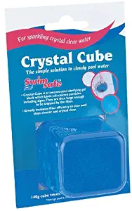 Slow Dissolving 140 Grams Cube Clears Cloudy Pool Water Resulting Sparkling Crystal Clear Water and Aids in the removal of Phosphates