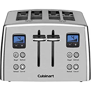 Cuisinart 4-Slice Wide-Slot Toaster, Silver