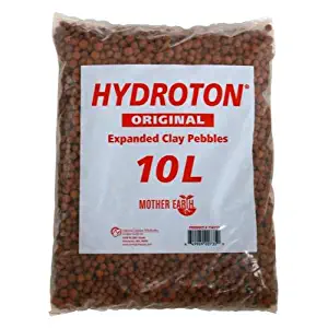 Hydroton Original Clay Pebbles - 10 Liter | Lightweight Expanded Clay Aggregate Made in Germany