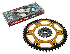 Supersprox Stealth 520 Chain and Sprocket Set for Kawasaki Ninja ZX-10R ZX1000 (2006-2007)