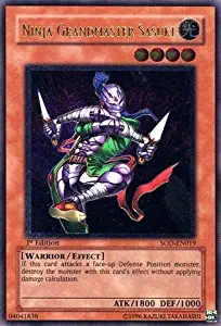 Yu-Gi-Oh! - Ninja Grandmaster Sasuke (SOD-EN019) - Soul of the Duelist - 1st Edition - Ultimate Rare