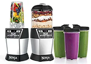 Nutri Ninja Nutri Bowl DUO with Auto-iQ Boost NN100A 1200-Watt Motor (Renewed)