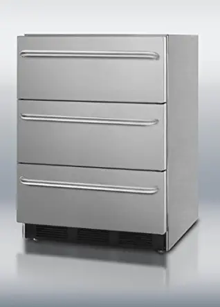 Summit SP6DSSTB7ADA Built-in Drawer Refrigerator, Stainless Steel