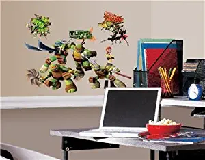 TEENAGE MUTANT NINJA TURTLES WALL DECALS Kids Bedroom Stickers Room Décor:New free shipping by WW shop