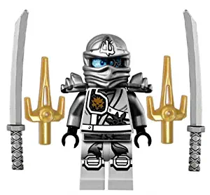 LEGO New Ninjago Titanium Ninja MINIFIG Zane Figure Minifigure 70748