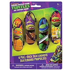 Mini Teenage Mutant Ninja Turtles Skateboard Party Favors, 4ct